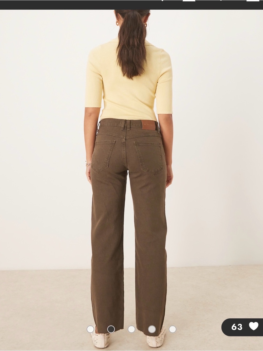 We The Free | Risk Taker Straight Pant in Workwear | Sz 28 - Picture 3 of 9